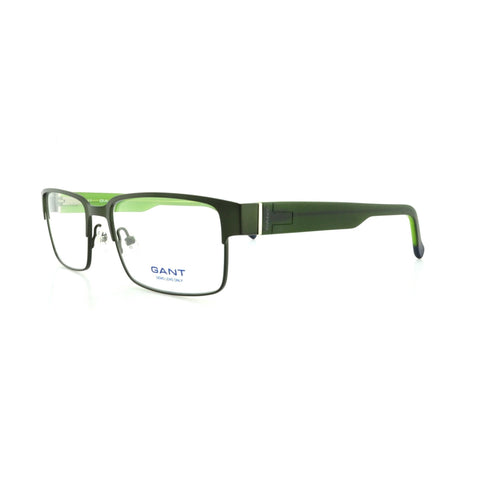 Gant Men's Rectangular G3003 Eyeglass Frames 54-17-145 -Satin Olive NEW