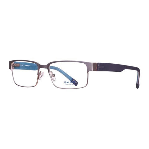 Gant Men's Rectangular G3003 Eyeglass Frames 54-17-145 -Satin Silver NEW