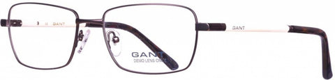 GANT Men's Rectangular G3007 Eyeglass Frames 54-17-145  -Satin Gunmetal NEW