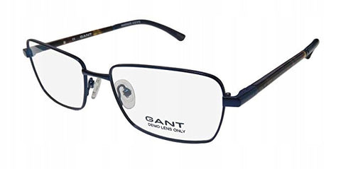 GANT Men's Rectangular G3007 Eyeglass Frames 54-17-145  -Satin Navy NEW