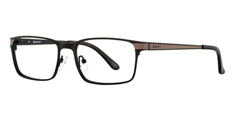 GANT Men's Rectangular G3008 Eyeglass Frames 54-17-145 -Black Brown NEW