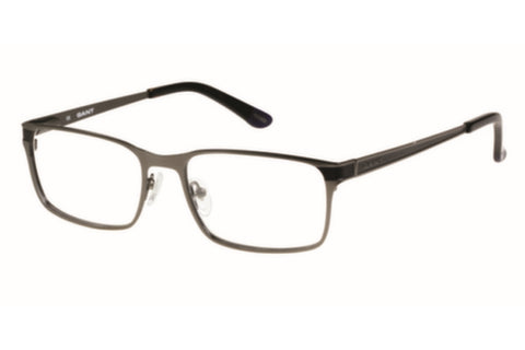GANT Men's Rectangular G3008 Eyeglass Frames 54-17-145 -Satin Gunmetal NEW