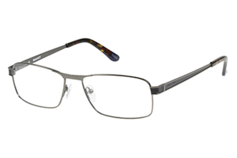 GANT Men's Rectangular G3009 Eyeglass Frames 57-17-145  -Satin Gunmetal NEW