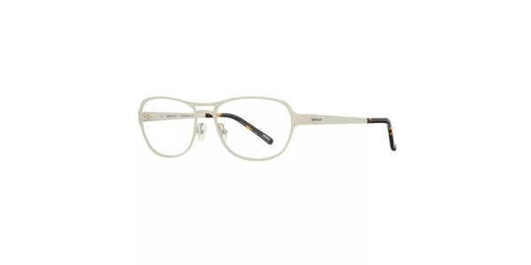 GANT Men's Cream Colored Aviator G3035 Eyeglass Frames 56-17-145   NEW