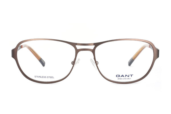 GANT Men's Satin Brown Aviator G3035 Eyeglass Frames 56-17-145   NEW