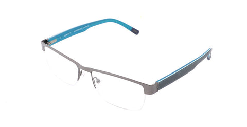 GANT Men's Half Rim Gunmetal (009)  GA3052 Eyeglass Frames  55-17-145    NEW