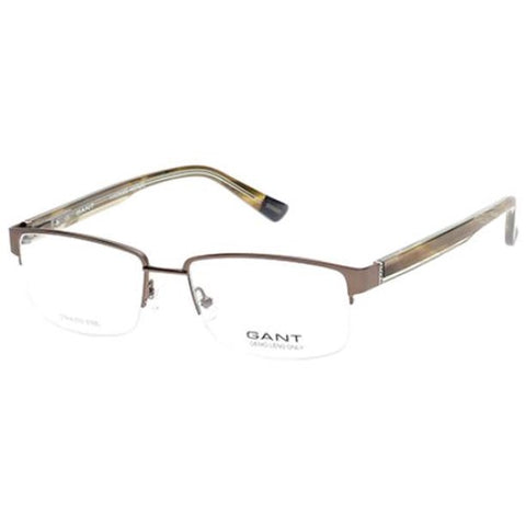 GANT Men's Half Rim Gunmetal (009) GA3072 Eyeglass Frames  55-17-145   NEW