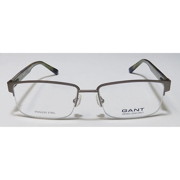 GANT Men's Half Rim Gunmetal (009) GA3072 Eyeglass Frames  55-17-145   NEW