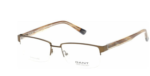 GANT Men's Half Rim Brown (049) GA3072 Eyeglass Frames  55-17-145   NEW