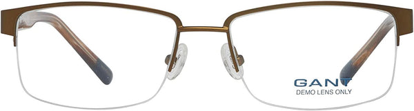 GANT Men's Half Rim Brown (049) GA3072 Eyeglass Frames  55-17-145   NEW