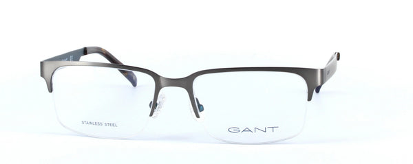 GANT Men's Gunmetal Half Rim GA3077 009 Eyeglass Frames  52-17-140  NEW