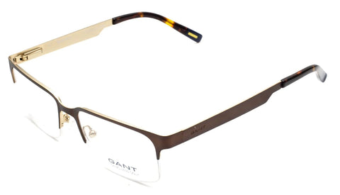 GANT Men's Brown Half Rim GA3077 049 Eyeglass Frames  52-17-140  NEW