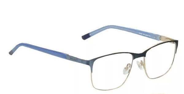 GANT Women's Square Metal GA4034 Eyeglass Frames 52-17-135  -Blue NEW