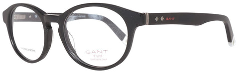 GANT RUGGER Men's Round GR103 Eyeglass Frames 48-17-145  -Matte Black NEW