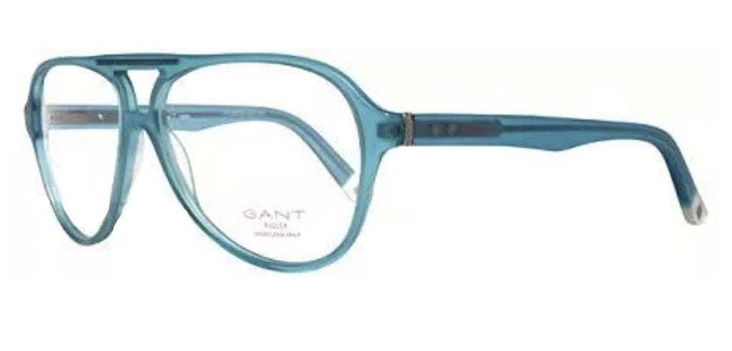GANT RUGGER Men's Avaiator GR107 Eyeglass Frames 56-13-145  -Blue  NEW