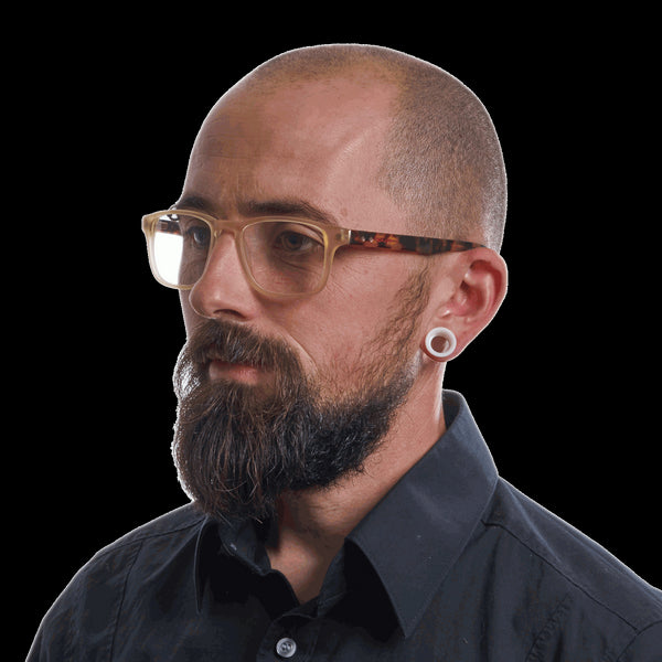 GANT RUGGER Men's GR5000 Eyeglass Frames 50-18-145 -Matte Amber Tortoise  NEW