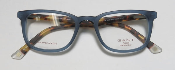 GANT  RUGGER Men's GR5003 Sqaure Eyeglass Frames 50-19-145 -Teal NEW