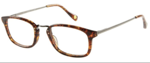 GANT Men's Baxter Rectangular Eyeglass Frames 50-21-143 -Amber Tortoise NEW