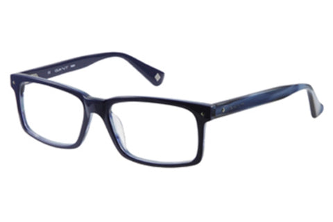 GANT RUGGER Men's Rectangular Linden Eyeglass Frames 54-16-145 -Navy NEW
