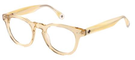 GANT Men's Reed Round Eyeglass Frames 46-21-145 - Crystal Amber  NEW