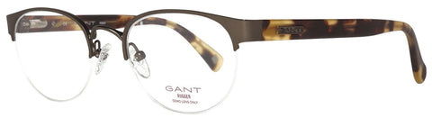 GANT RUGGER GR Tilden Round Metal Eyeglass Frames 49-20-140 -Satin Gun NEW