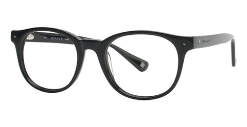 GANT Rugger Men's GR Utica Round Eyeglass Frames 49-19-145 -Black  NEW