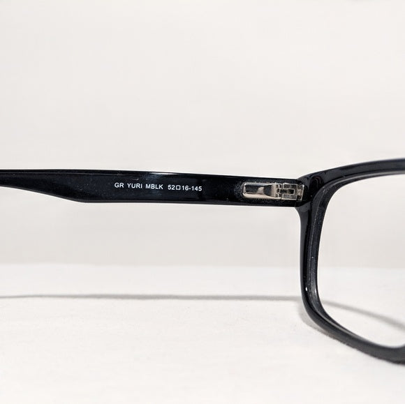 GANT RUGGER GR Yuri Rectangular Eyeglass Frames 52-16-145 -Black NEW