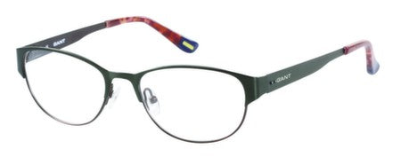 GANT Women's Oval Metal GW101 Eyeglass Frames 51-17-135 -Satin Olive NEW