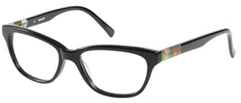 GANT Women's GW4005 Cateye Eyeglass Frames 51-16-140- Black NEW