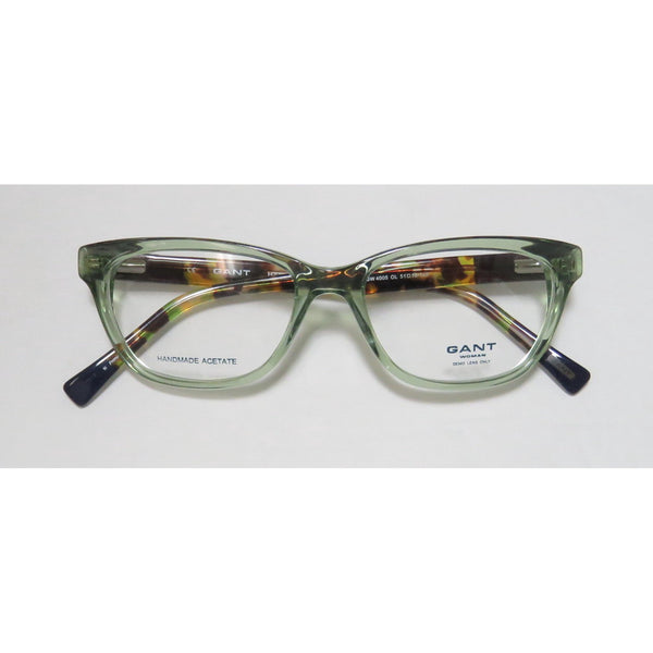 GANT Women's GW4005 Cateye Eyeglass Frames 51-16-140- Olive Green  NEW