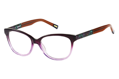GANT Women's Oval GW4007 Eyeglass Frames 54-15-135  -Purple  NEW