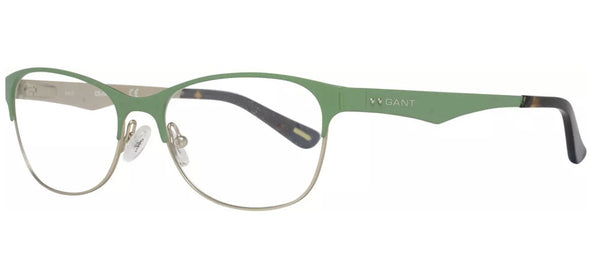 GANT Women's Metal GW4016 Eyeglass Frames 54-17-135 -Satin Green Gold NEW