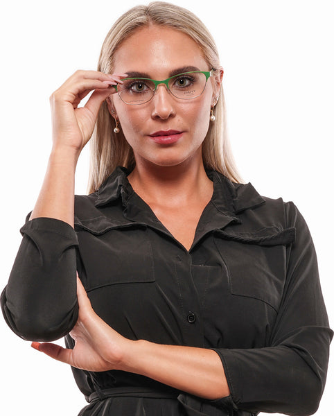 GANT Women's Metal GW4016 Eyeglass Frames 54-17-135 -Satin Green Gold NEW