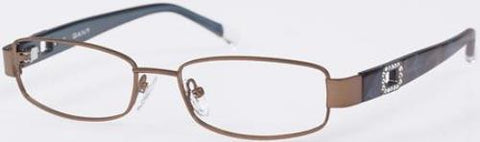 GANT Women's Metal Perth Eyeglass Frames 52-16-135  -Satin Brown NEW