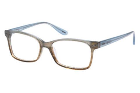 GANT Women's Square GW Kane Eyeglass Frames 52-15-135  -Dark Brown NEW