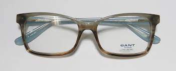 GANT Women's Square GW Kane Eyeglass Frames 52-15-135  -Dark Brown NEW