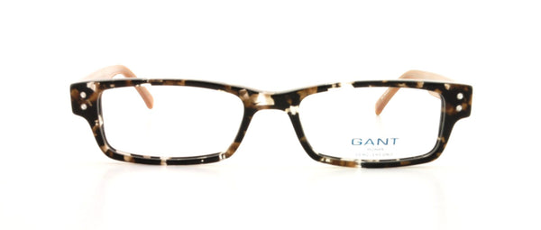 GANT Women's Rectangular Kelly Eyeglass Frames 48-16-135 -Black Marble NEW