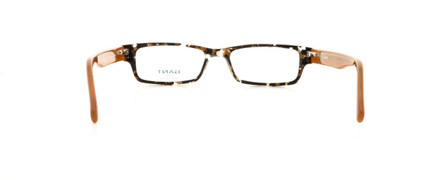 GANT Women's Rectangular Kelly Eyeglass Frames 48-16-135 -Black Marble NEW