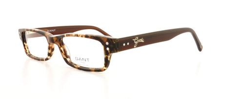 GANT Women's Rectangular Kelly Eyeglass Frames 48-16-135 -Brown Marble NEW