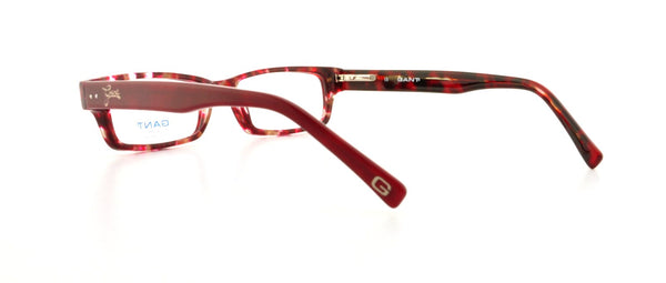 GANT Women's Rectangular Kelly Eyeglass Frames 48-16-135 -Red Marble NEW