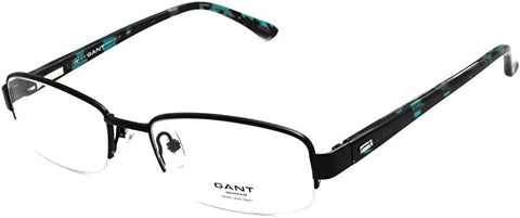 GANT Women's Half Rim Patty Eyeglass Frames 52-18-135  -Satin Black NEW