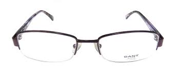 GANT Women's Half Rim Patty Eyeglass Frames 52-18-135  -Satin Purple NEW