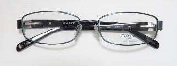 GANT Women's Metal Perth Eyeglass Frames 52-16-135  -Satin Black NEW