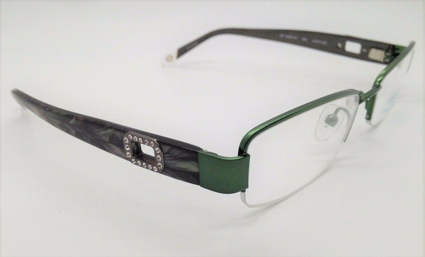 GANT Women's Semi-Rimless Swan St Eyeglass Frames 51-17-135 -Satin Olive NEW