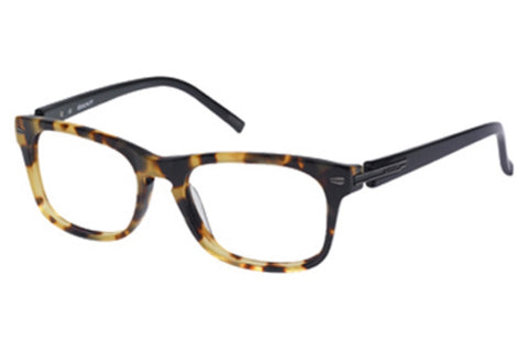 GANT Men's Modified Oval G Lettere Eyeglass Frames 51-17-140  -Tortoise Black NEW