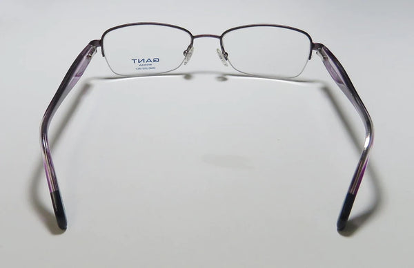 GANT Women's Semi-Rimless GW Lo Eyeglass Frames 51-18-135  -Satin Purple NEW