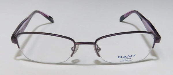 GANT Women's Semi-Rimless GW Lo Eyeglass Frames 51-18-135  -Satin Purple NEW