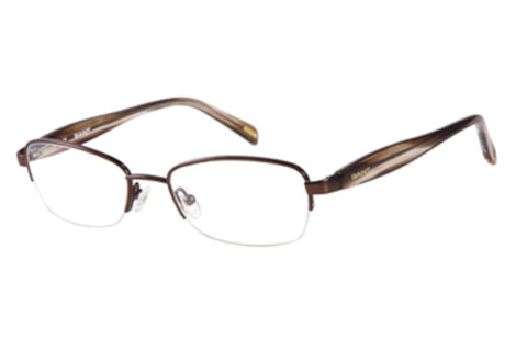 GANT Women's Semi-Rimless GW Lo Eyeglass Frames 51-18-135  -Satin Brown NEW