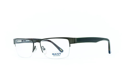 GANT Men's Marco Semi-rimless Eyeglass Frames 54-17-145-Satin Olive NEW