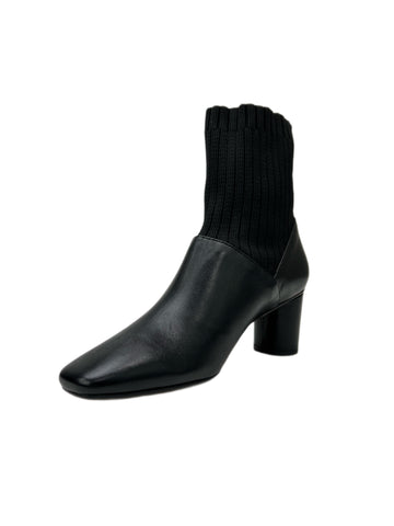 Max Mara Women's Nero Gel Block Heel Ankle Boots Size 6 NWB